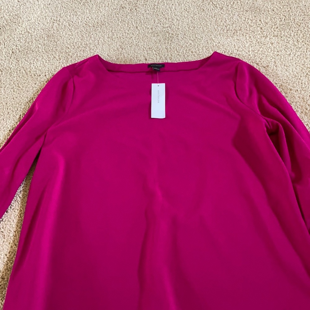 hot pink blouse